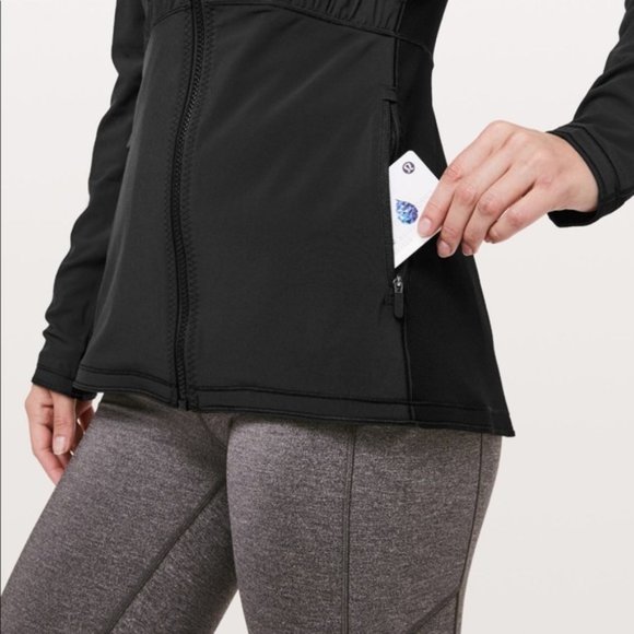 Lululemon Round Trip Jacket Black s8 black - Picture 3 of 7